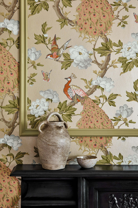 Fondo de pantalla de Little Greene Pavona - Gina