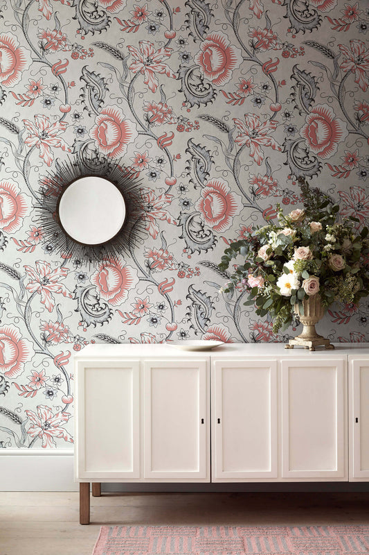 Papel pintado de Little Greene Woodblock Trail - Unión