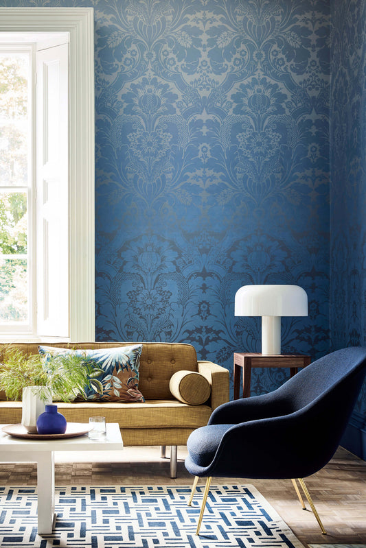 Fondo de pantalla de Little Greene St. James's Park - Desvanecimiento cobalto