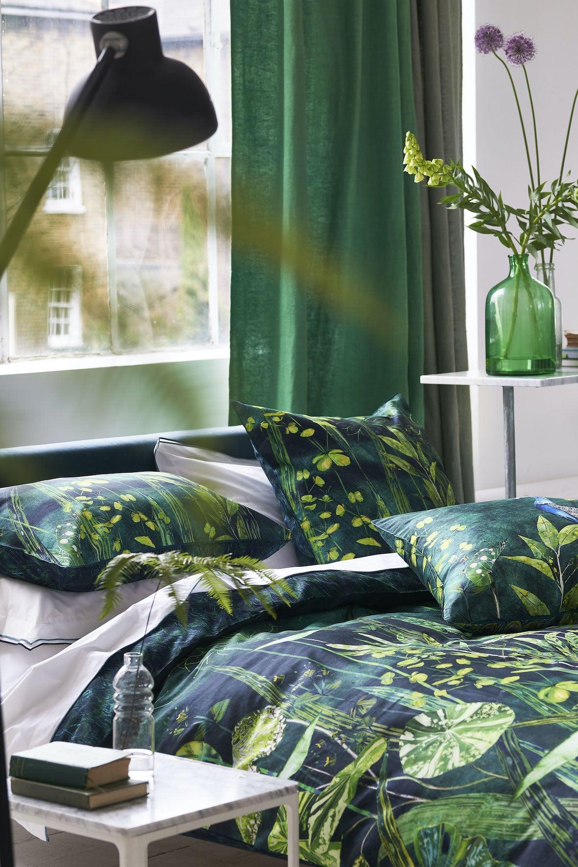 Capa de Edredon Designers Guild Arjuna Leaf - Stoc Casa