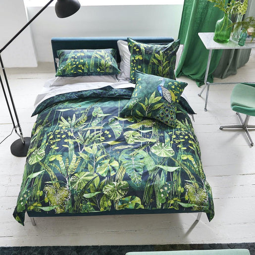 Capa de Edredon Designers Guild Arjuna Leaf - Stoc Casa