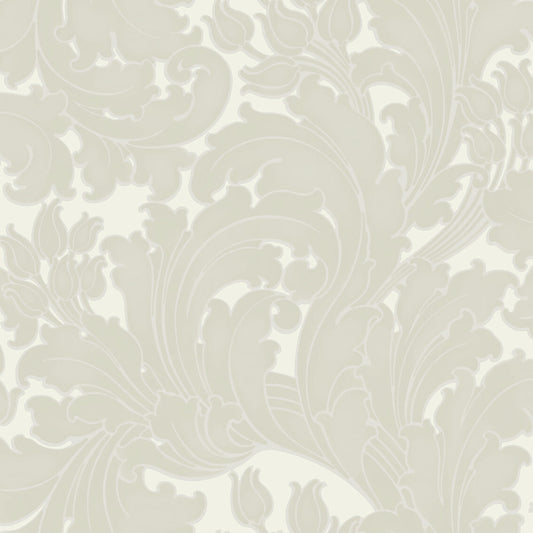 Papel pintado Little Greene Tulip - Gris pálido