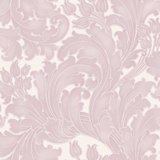 Papel pintado de tulipanes verdes pequeños - Azúcar