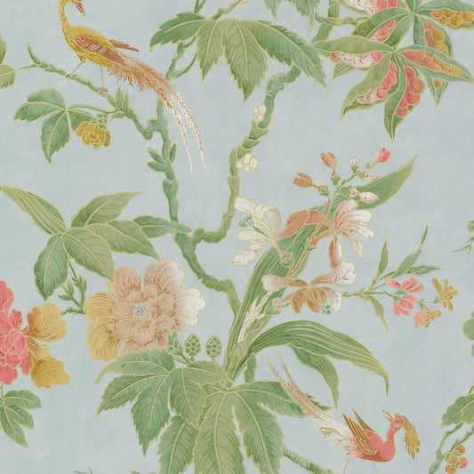 Fondo de pantalla de Little Greene Paradise - Azul