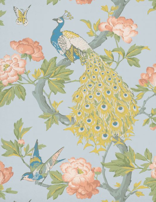 Fondo de pantalla de Little Greene Pavona - Skye