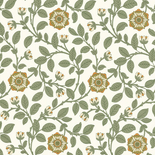 Papel de Parede Little Greene Richmond Green - Guinevere
