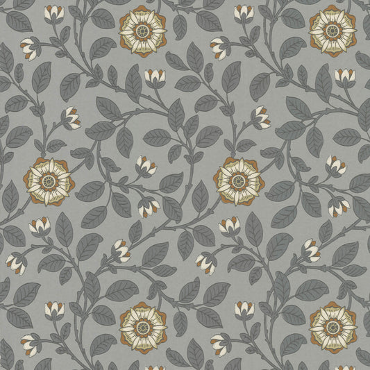 Papel pintado Little Greene Richmond Green - Platino
