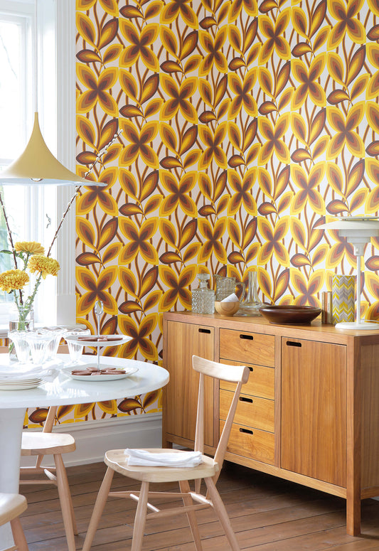 Papel pintado original de Little Greene Starflower