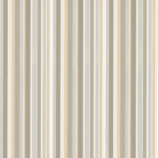 Papel pintado a rayas Little Greene Tailor - Gris topo