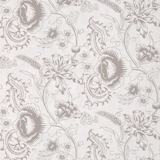 Papel pintado monocromático con bloques de madera de Little Greene - Delfín