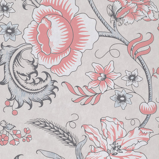 Papel pintado de Little Greene Woodblock Trail - Unión