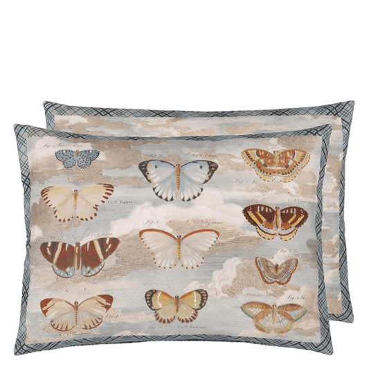 Almofada John Derian Butterfly Studies Parchment - Stoc Casa