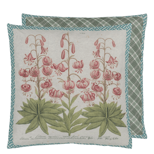 Almofada John Derian Crown Lily Canvas - Stoc Casa
