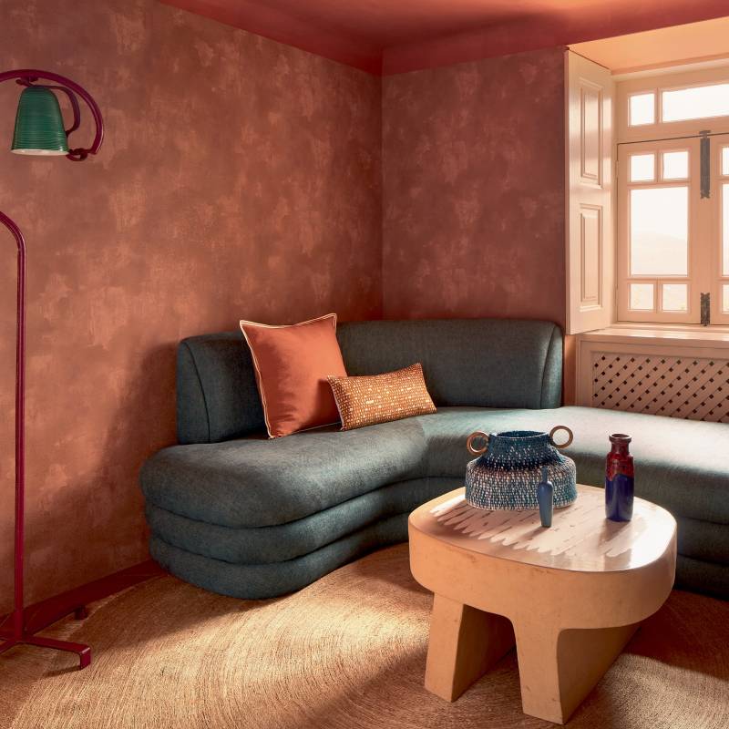 Papel de Parede Élitis Agrigente - Coucher de soleil à Stromboli - Stoc Casa - Lisboa