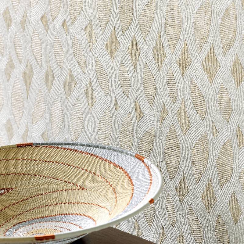 Papel de Parede Élitis Topaze - Cristal de roche - Stoc Casa - Lisboa