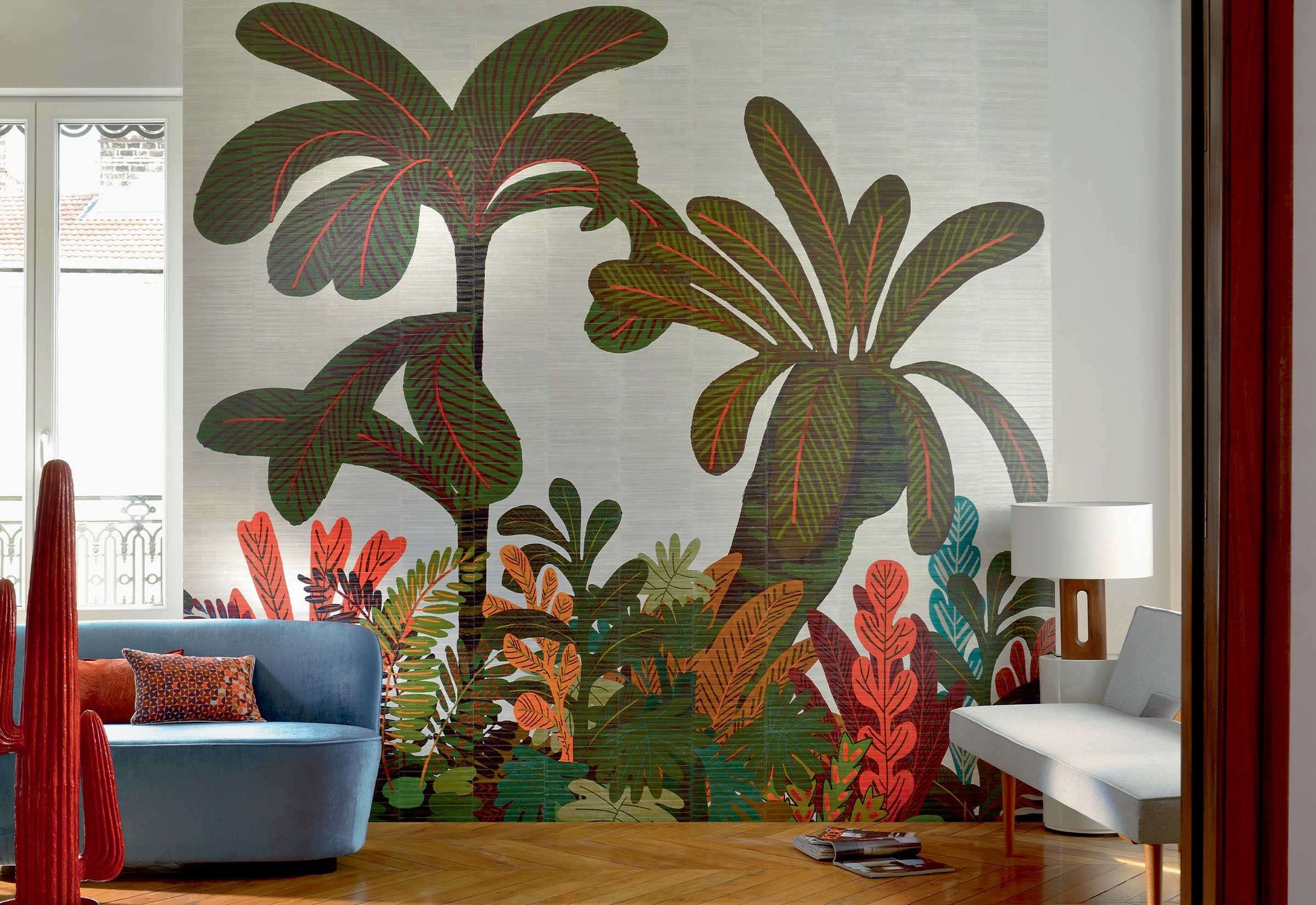 Papel de Parede Élitis Anguille Big croco Legend - Waiting for Eve