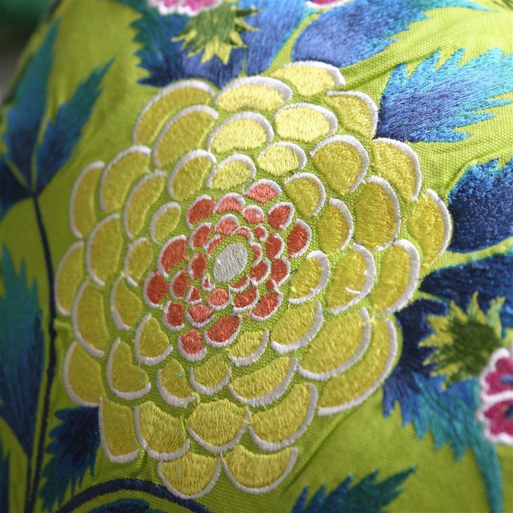 Almofada Designers Guild Brocart Decoratif Embroidered Lime - Stoc Casa