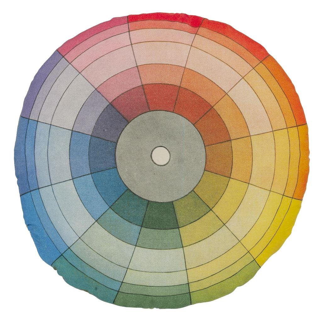 Almofada John Derian Colour Wheel Multicolour - Stoc Casa
