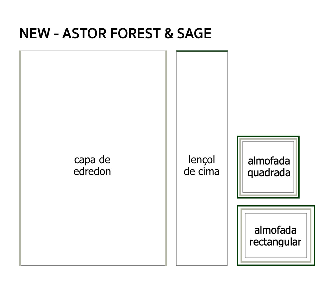 Capa de Almofada Designers Guild Astor Forest/Sage - Stoc Casa