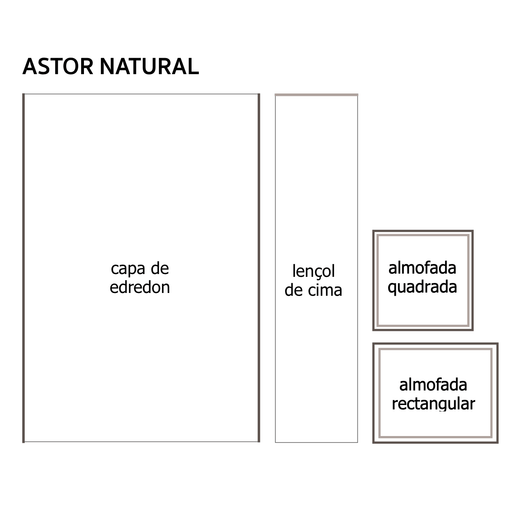 Capa de Edredon Designers Guild Astor Natural - Stoc Casa