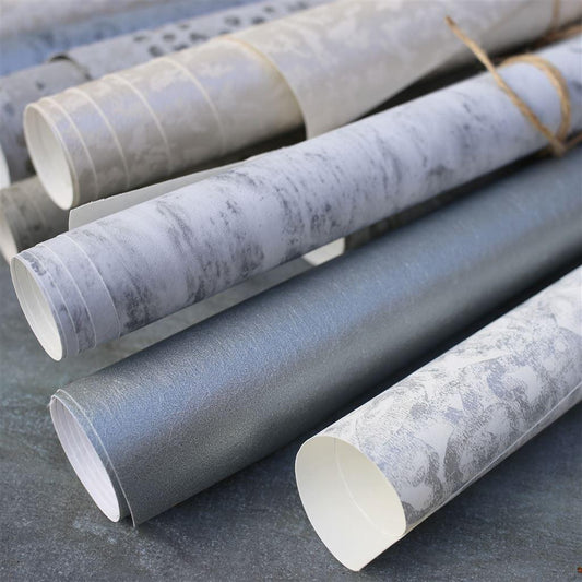 Papel de Parede Designers Guild Ernani Charcoal - Stoc Casa