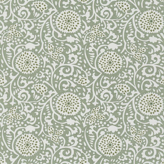 Papel de Parede Designers Guild Shaqui Vintage Green - Stoc Casa